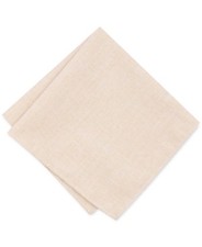 Bar Iii Mens Pocket Square One Size Beige Solid