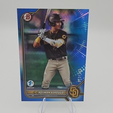 Topps Rosman Verdugo San Diego Padres 2022 Bowman Draft Blue Foil #BD-161 /150