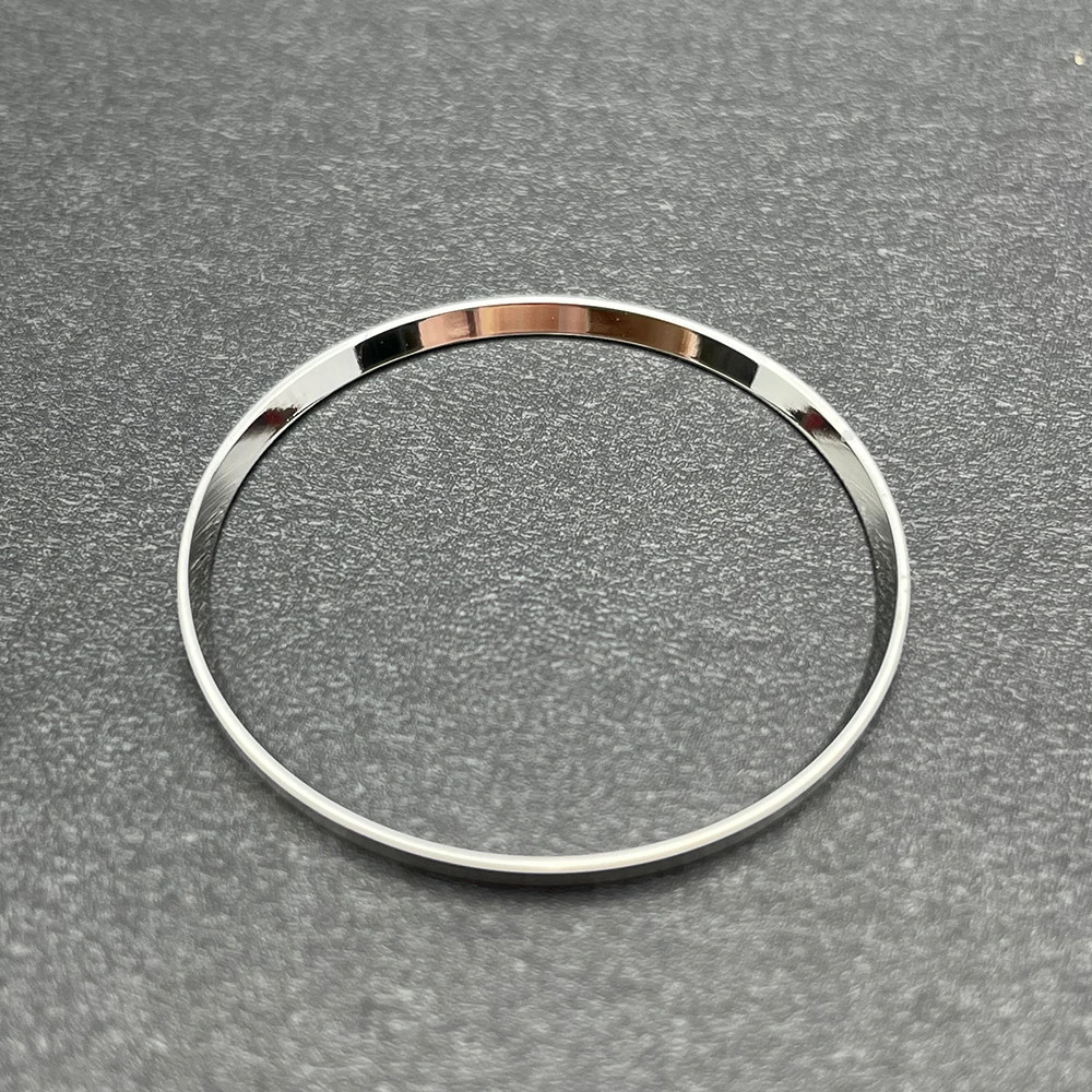 28.6mm Watch Chapter Ring Silver Gold Black 316L Stainless Steel for SKX013