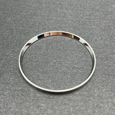 28.6mm Watch Chapter Ring Silver Gold Black 316L Stainless Steel for SKX013