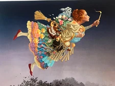 James Christensen The Responsible Woman  #1446/2500 PAPER Mint COA Folder 1992