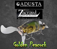ADUSTA Zacrawl Heart Blaster Top Water Crawler - #12 GOLDEN PEACOCK BASS