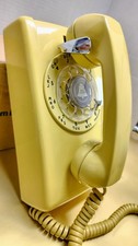SUNSHINE 558 WALL 2 Line TELEPHONE in Original 1960 Time Capsule Condition