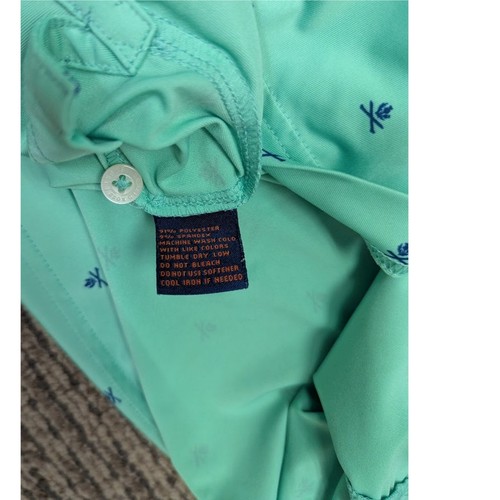 Donald Ross Sport Polo Shirt Mens Large Sullivan Nautical Crew Oars Print SPP106 - Picture 8 of 9
