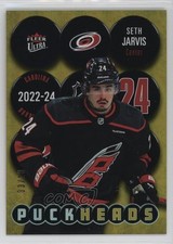 2024-25 Upper Deck Fleer Ultra Puckheads Gold 3/10 Seth Jarvis #PH-18 2d8