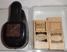 Stampin Up Cute & Curly stamp set and coordinating large whale tail punch