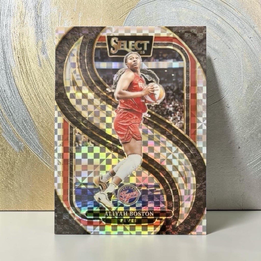 2025 WNBA Select Basketball Checkerboard Prizm Aliyah Boston #145 Checkerboard Prizm