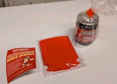 RARE Hot Pockets Holder & Smoky Tangy Sweet BBQ Sauce Limited Edition Jar New