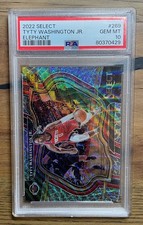 2022 SELECT ~ TYTY WASHINGTON JR. ROOKIE COURTSIDE ELEPHANT PRIZM RC #269 SSP
