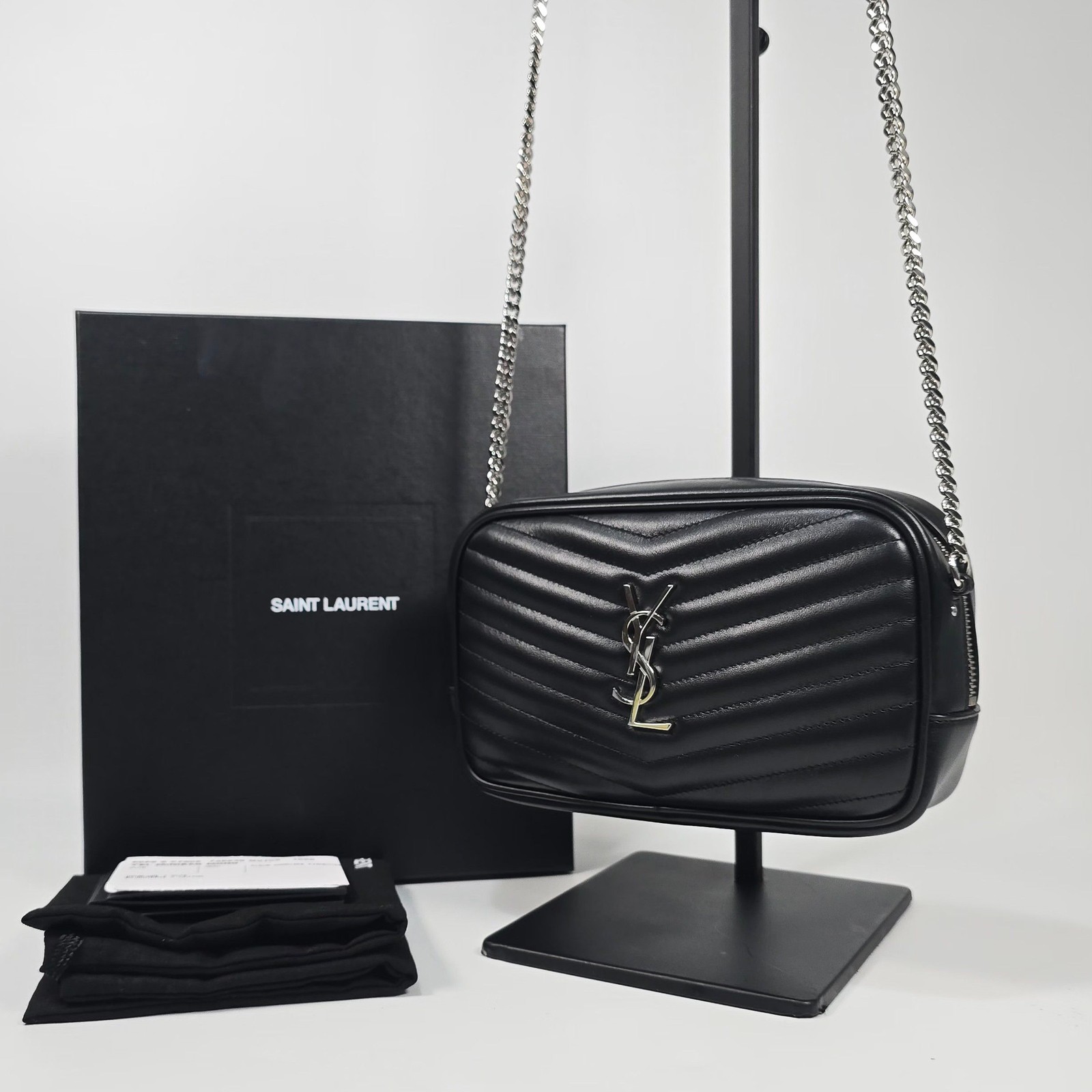 Saint Laurent Matelassé Quilted Leather Camera Bag 144726091 [P]