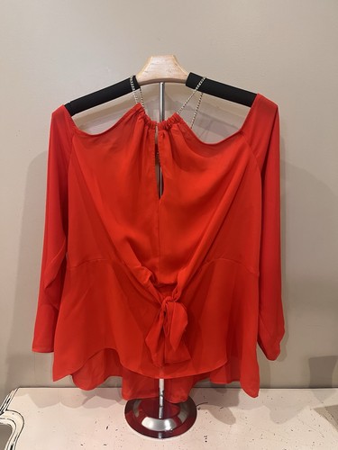 Bold Elements Cut To Curve Women’s Cut Out Blouse