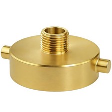 Adaptador de manguera de boca de incendios 2-1/2" NST/NH hembra x 3/4" GHT macho para extinción de incendios