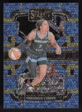2024 Panini Select WNBA #29 Chennedy Carter Light Blue Disco Prizms #/125