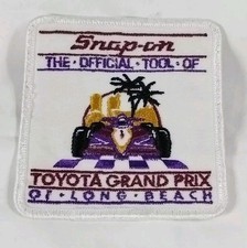 Snap-On Toyota Grand Prix of Long Beach Embroidered Patch Official Tool IndyCar