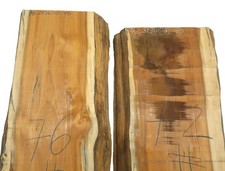 1x Tasso Legno Tasso Rustico Tornitura 76x29-32cm x 80mm #76