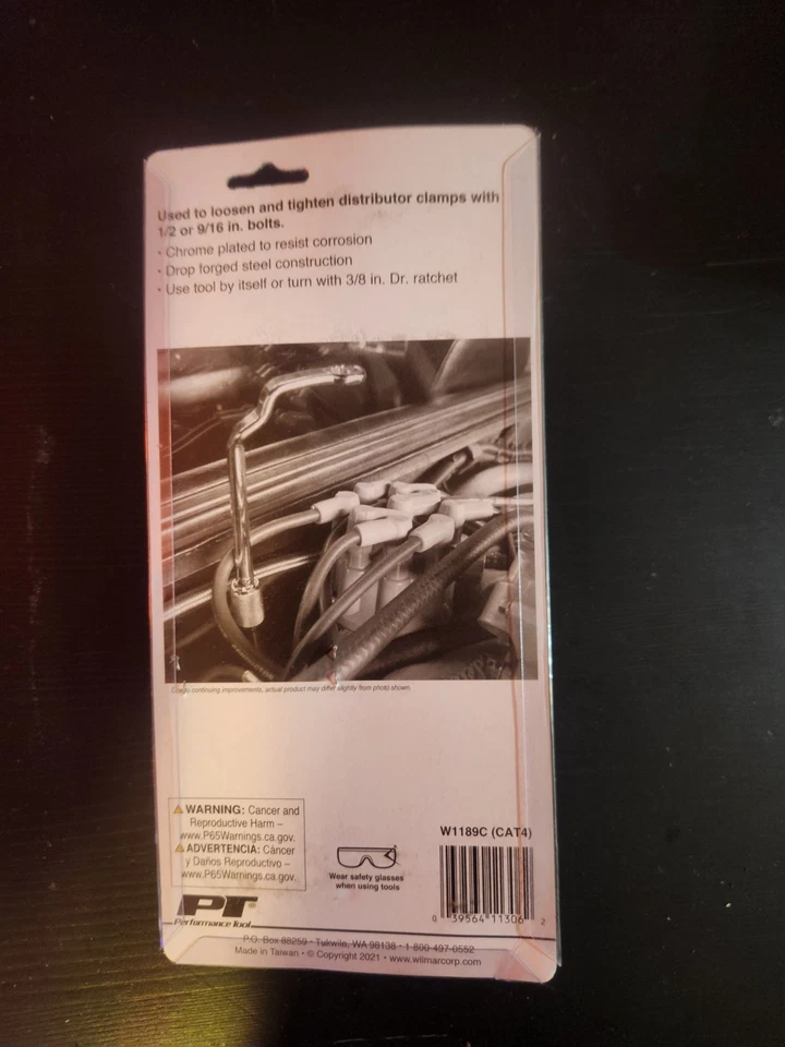 Performance Tool W1189C SAE Offset Distributor Clamp Wrench - Image 2 of 2