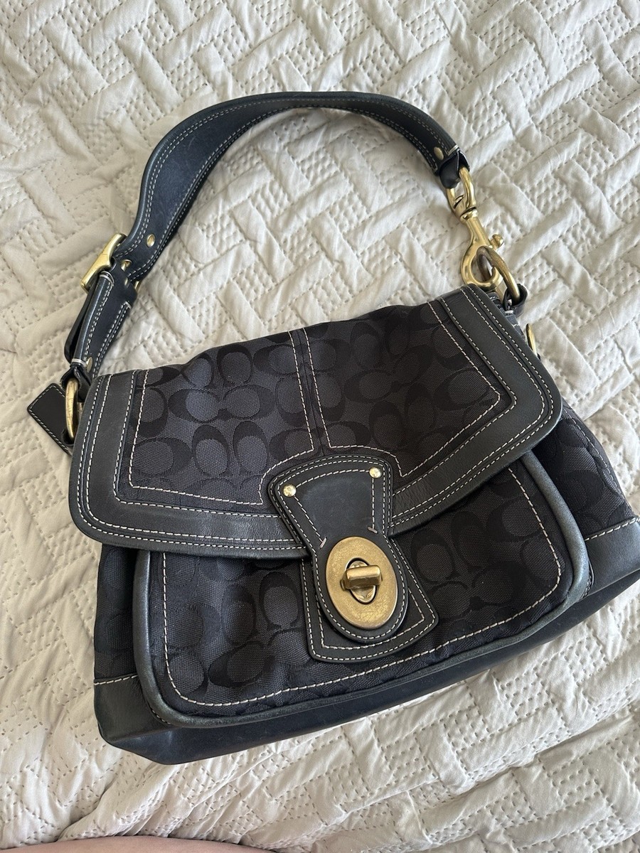 Coach Legacy Limited Edition Signature C Shoulder Bag H0668