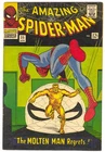 Amazing Spider-Man #35 VF+ 8.5 Marvel Comic 2nd Molten Man Steve Ditko Stan Lee