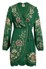 NWT! Farm Rio “Garden Party” wrap dress size Small - current season!