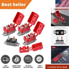 Compact 4-Piece Circuit Breaker Kit - Safe 30 Amp Reset for Automotive Solutions