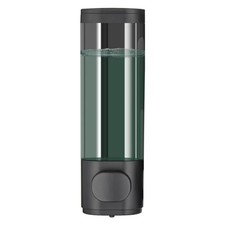 10oz/300ml Single Manual Wall Mounted Soap Dispenser, Black