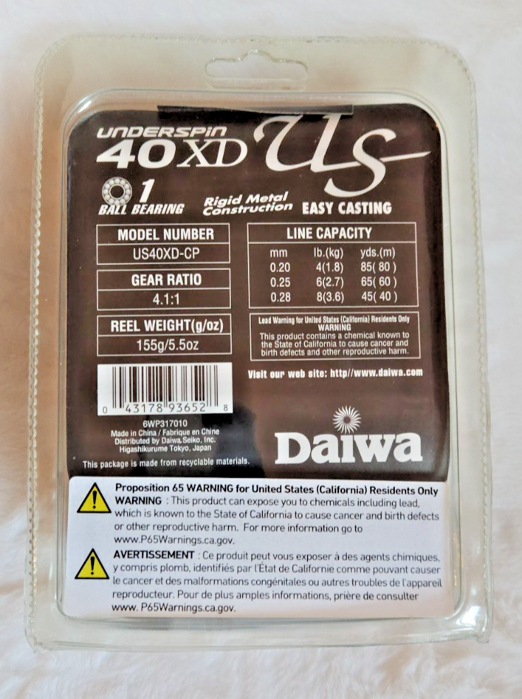 Daiwa US40XDCP Trigger-Control Closed-Face Reel for sale online | eBay