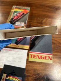 Super Sprint Nintendo NES CIB Complete In Box - Open Shrink Seal - Nr Mint