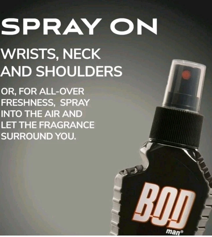 Paquete de 4 abdominales Bod Man negros, realmente rasgados, almizcle azul más buscado y fresco, 1,8 oz Foto 4 de 4