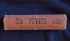 1957-P Lincoln Cent Red BU Roll