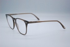 NEW TOM FORD TF 5937-B 048 SHINY BROWN AUTHENTIC EYEGLASSES FRAMES 52-18