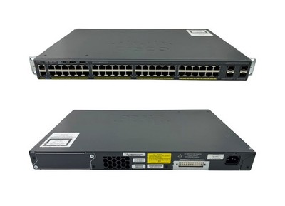 Switch Cisco WS-C2960X-48TS-L  48x 1Gb 4x SFP Rack Ears