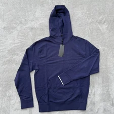 Greyson Gotham Hoodie Mens Small Maltese Blue Stretch Pima Cotton $168 New NWT