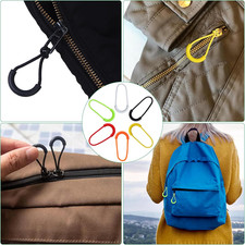 Zipper Pulls Heavy Duty Zipper Tags Nylon U Shape Cord Replacements for Cloth...