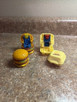 McDonald's Changeables Fast Food Toy Lot 1987 Vintage Set of 4 Big Mac & Nuggets