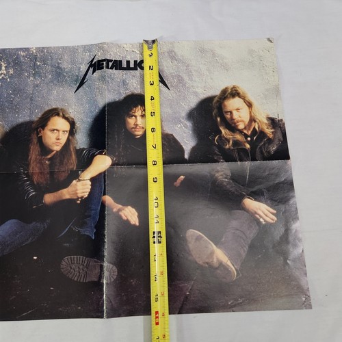 Metallica Hit Parader & Rolling Stone Magazine & Poster Lot. Vintage 90s 1990s - Picture 6 of 18