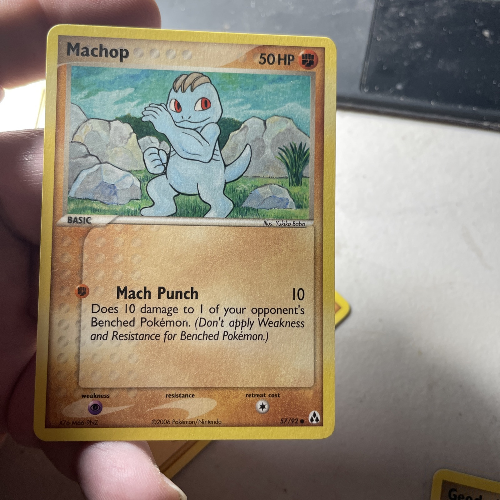 Machop 57/92 Legend Maker 2006 Nintendo Game Freak Pokemon Card EXC-NEAR MINT