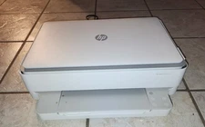 HP ENVY 6055e All-in-One Color Wireless Printer (White) / Flatbed Scanner