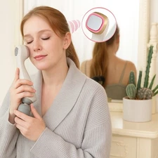 Carepeutic Cordless Heat or Cold Facial Therapy and Vibration Massager KH323