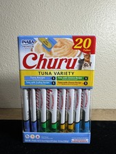 NEW Squeezable Churu Cat Treats TUNA Variety w/ Taurine Vitamin E / 20 Tubes