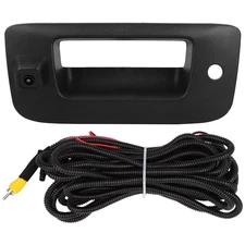 For 2014-2007 Chevrolet Silverado GMC Sierra Rear Tailgate Handle Bezel w/Camera