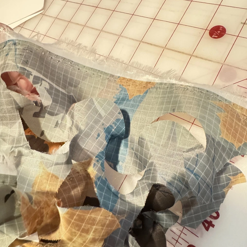 Rede de camuflagem militar digital cortável rede de camuflagem acampamento caça 8 jardas 59"W - Imagem 2 de 4