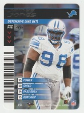 James Jones - Detroit (Football Card) 2001 Showdown - 2002 1st Ed # 151 - Mint