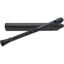 Nuvo Recorder German Fingering with Hard Case BlackBlack