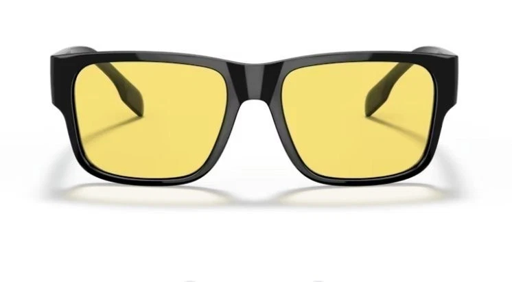 Gafas de sol Burberry Be4358 300185 57 mm Knight negro amarillo Foto 3 de 4