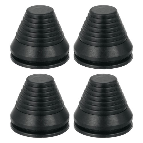 4 Pcs Tower Shaped Grommet 40mm 1.57 Inch, Rubber Plugs Hole for Wire Cable