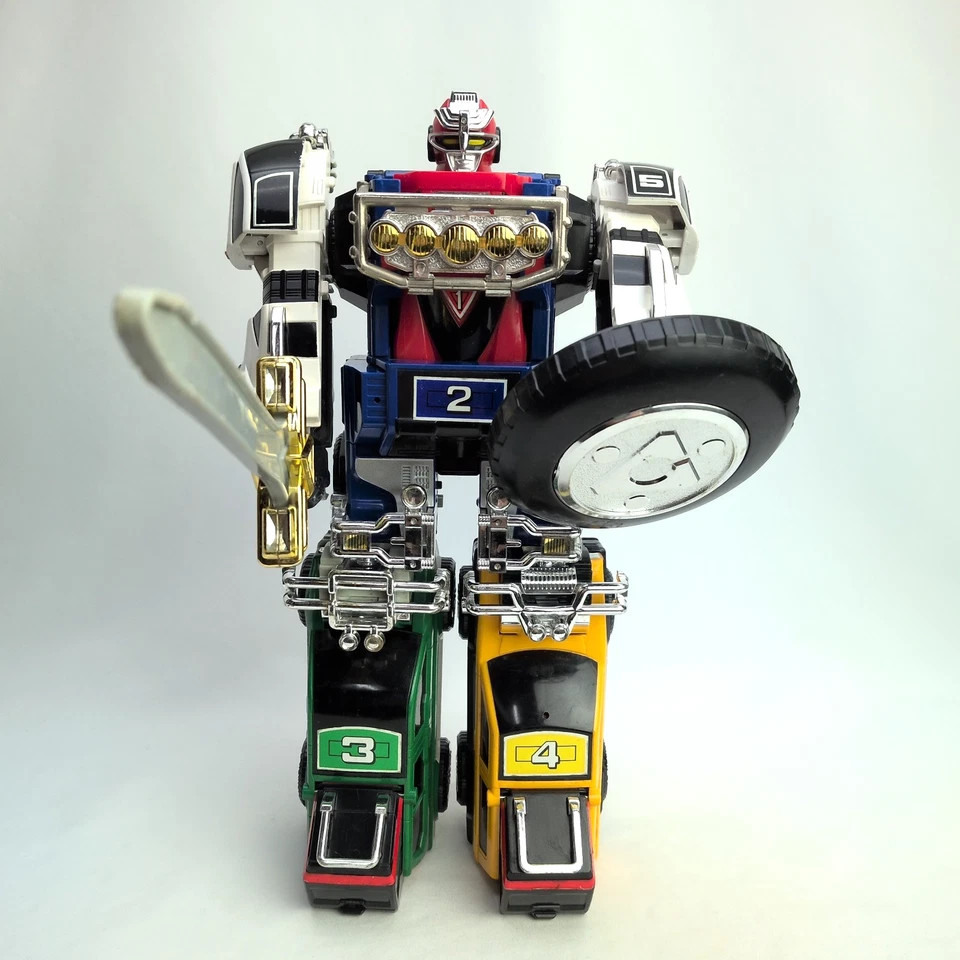 Casa rodante Bandai Power Rangers Turbo Carranger DX ROBO Megazord Foto 2 de 4