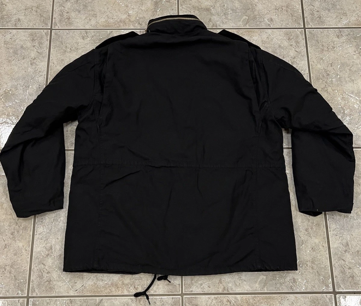 Rothco M-65 Field Jacket Mens XL Black Military Hooded Quilted Liner EXCELLENT image 6