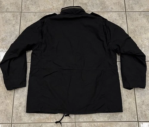 Rothco M-65 Field Jacket Mens XL Black Military Hooded Quilted Liner EXCELLENT image 6