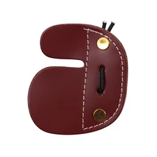 Archery Finger Tab Guard Protector Gear Hand Cow Leather Recurve Bow Hunting