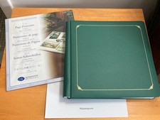 Creative Memories 12x12 Album Evergreen Original w/ 15 pgs  New Pack Protectors